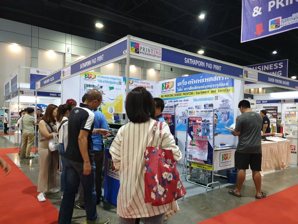 ออกบูธ IMPACT เมืองทองธานี The 2nd Printing and Packaging Expo 2019 สถาพร แพด พริ้น
