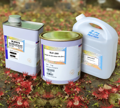 หมึกพิมพ์เชื้อน้ำมัน SLP สำหรับงานพิมพ์สกรีน พลาสติก PE, PP , อลูมิเนียม โลหะเคลือบ