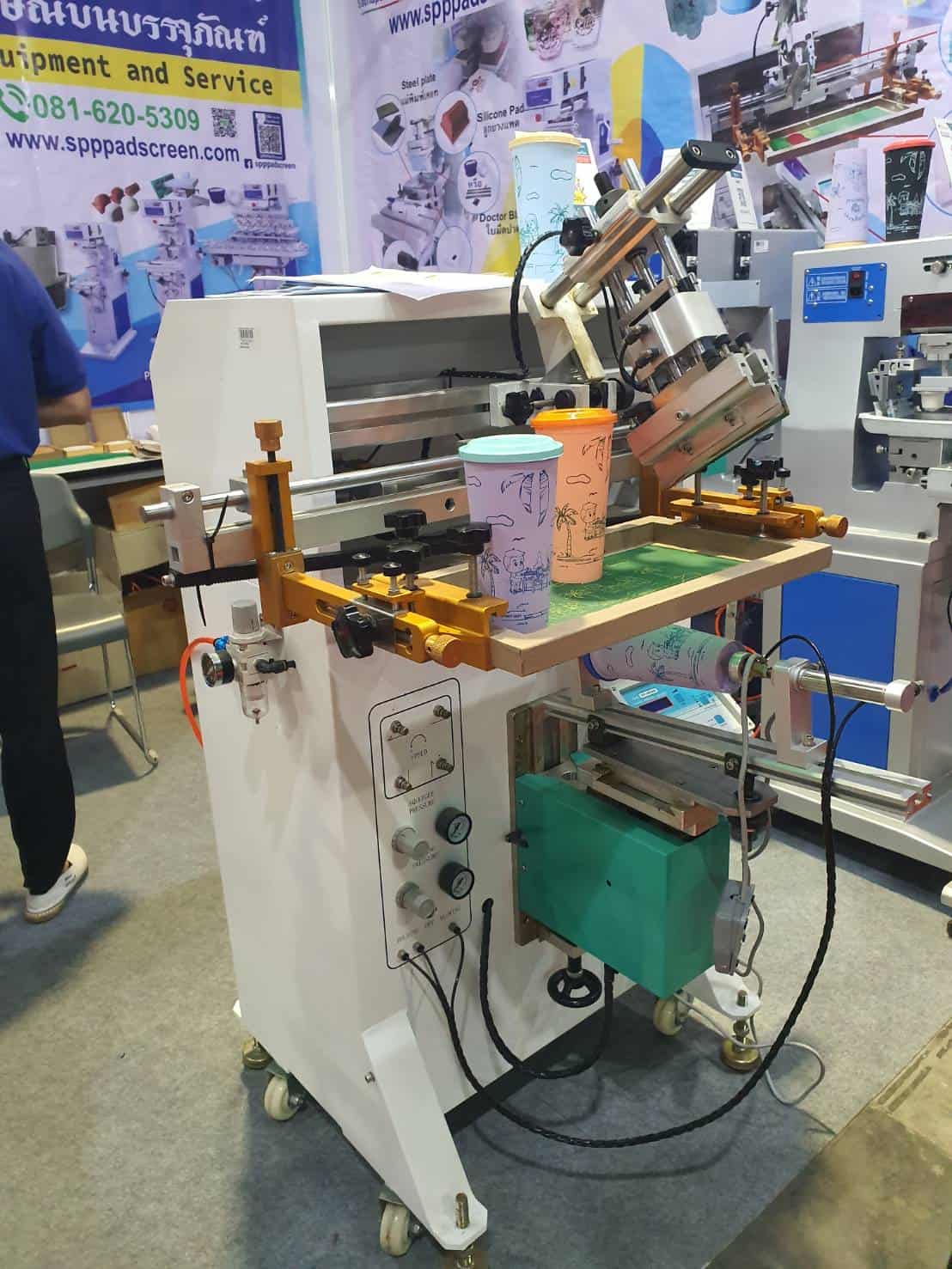 งานแสดงสินค้าเทคโนโลยีจักรปัก พิมพ์สกรีน และสิ่งทอไทย ครั้งที่ 7 BOOTH : K23